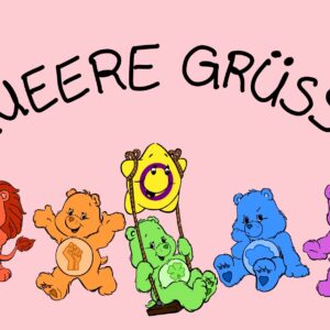 Postkarte "Queer Bears"