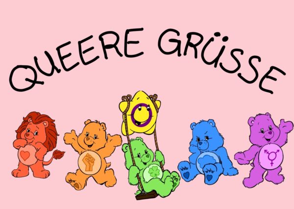 Postkarte "Queer Bears"
